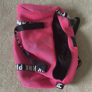 Hot pink PINK Victoria Secret travel duffle bag